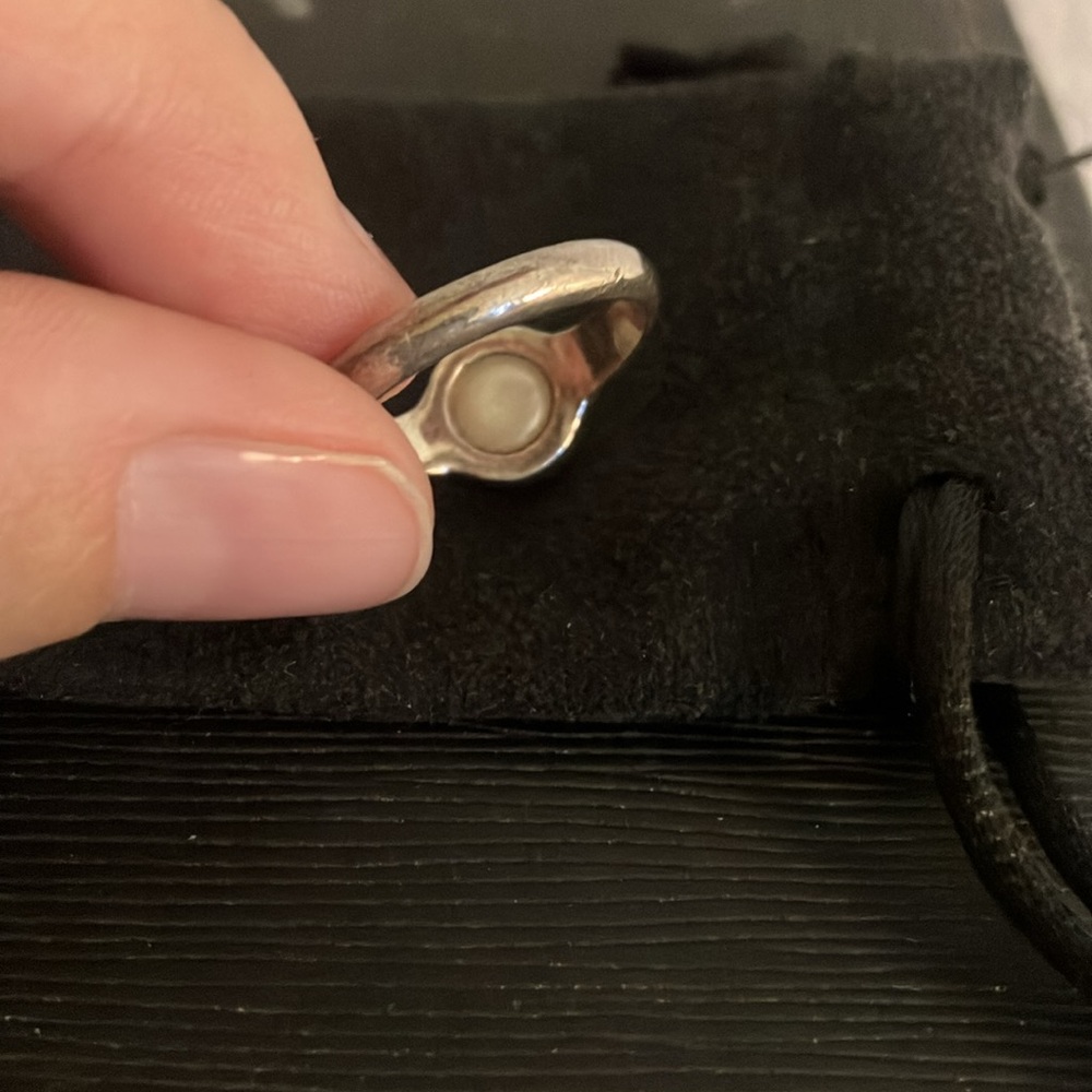 Pearl solitaire ring - Picture 3 of 4